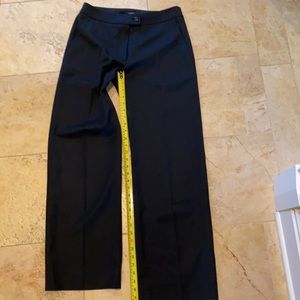 Burberry Black Wool Gabardine pants size 8